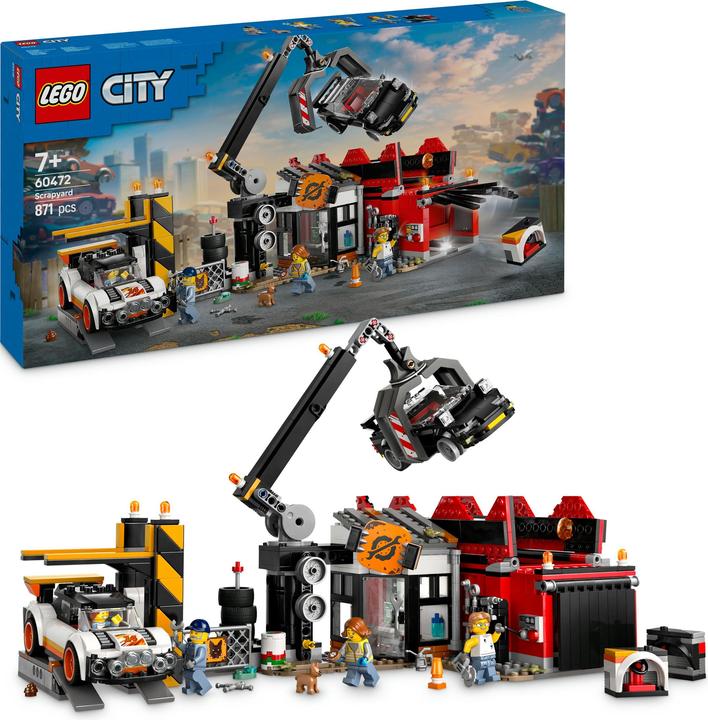 Produktbild LEGO Schrottplatz mit Autos (60472, LEGO City)