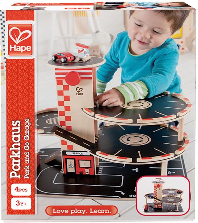 Actual product image Hape multi-storey car park
