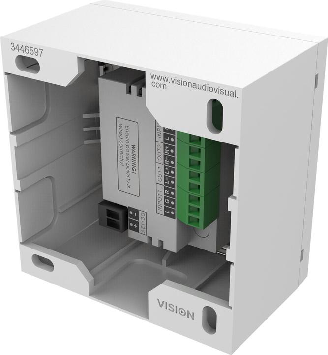 Actual product image Vision Techconnect faceplate audio amplifier (Amplifier)