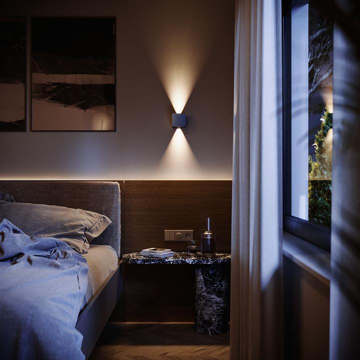 Produktbild s.luce Ixa LED Wandlampe verstellbare Winkel Innen & Aussen IP44 (460 lm)