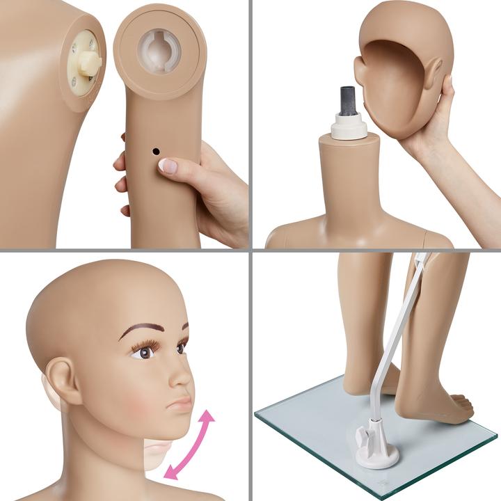 Actual product image tectake Mannequin (110 x 30 x 50 cm)