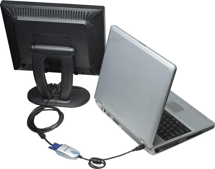 Produktbild Manhattan Hi-Speed USB 2.0 SVGA Konverter (VGA, 8 cm)