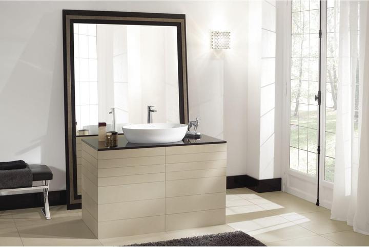 Immagine prodotto Villeroy & Boch Lavabo da appoggio Artis 61 cm ovale bianco/nero carbone 419861BCT8 (410 mm, 610 mm)