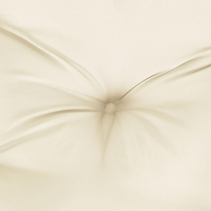Produktbild VidaXL Palettenkissen Palettensofa Palettenpolster Sitzkissen 2-tlg. Creme Stoff (70 x 70 x 12 cm)
