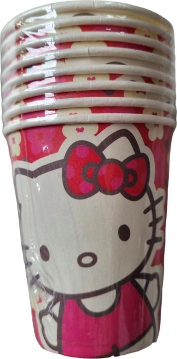 Produktbild Hello Kitty Partybecher aus Papier (Packung mit 8 Stück) (8 x)