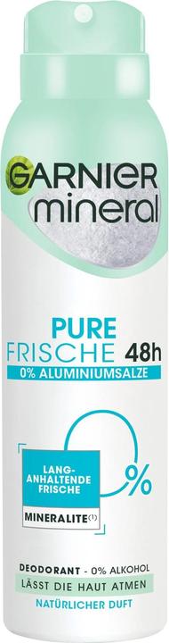 Produktbild Garnier Deo Spray Mineral Pure Active 150 ml (Spray, 150 ml)