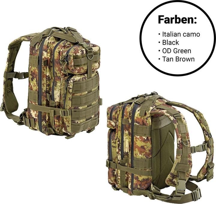 Image du produit Defcon 5 Tactical Backpack (Schwarz) - Militär-Rucksack (35 l)
