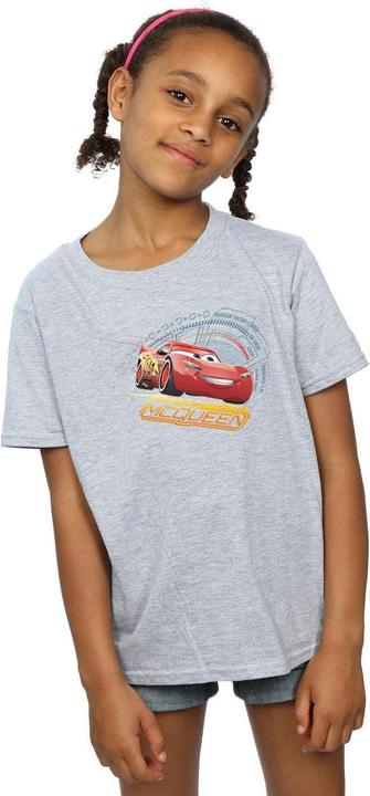 Actual product image Cars Girls Lightning McQueen Cotton T-Shirt (116)