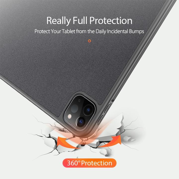Actual product image Dux Ducis Domo Tri-fold Smart Case (iPad Pro 12.9 2021 (5th Gen), iPad Pro 12.9 2022 (6th Gen))