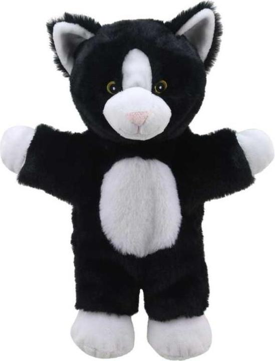 Actual product image The Puppet Company Hand puppet eco cat black and white