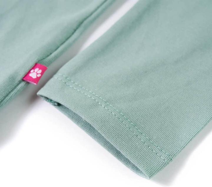 Actual product image VidaXL Children's long-sleeved shirt mint green 128,Material: 95 % cotton (128)