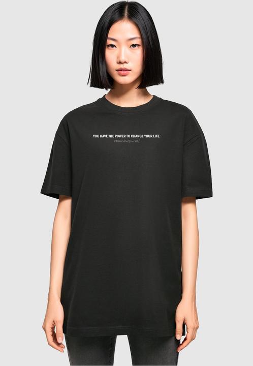 Actual product image Merchcode Ladies WD - Believe In Yourself Oversized Boyfriend Tee - 118359 (L)