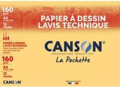 Produktbild Canson technisches Zeichenpapier, DIN A3, 160 g/qm, weiá (A3, Blanko)