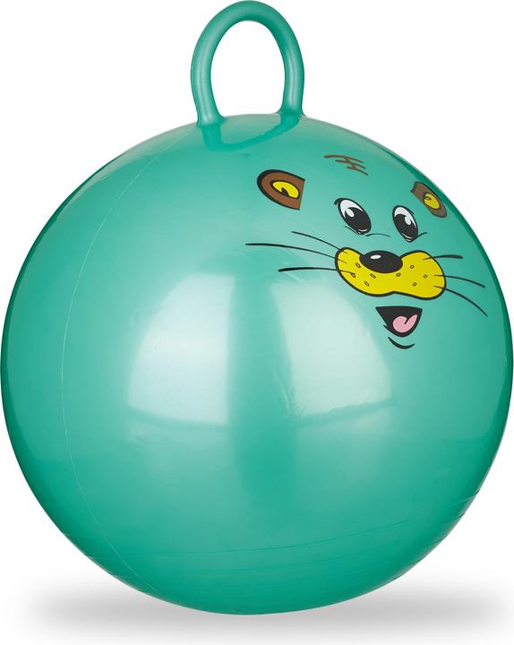 Relaxdays Ballon sauteur gonflable, motivé