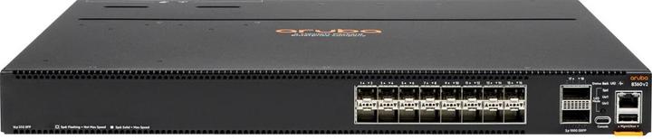 Actual product image HPE E Aruba 8360-16Y2C v2 Switch Bundle, SFP/SFP+/SFP28, QSFP+/QSFP28 (16 Ports)