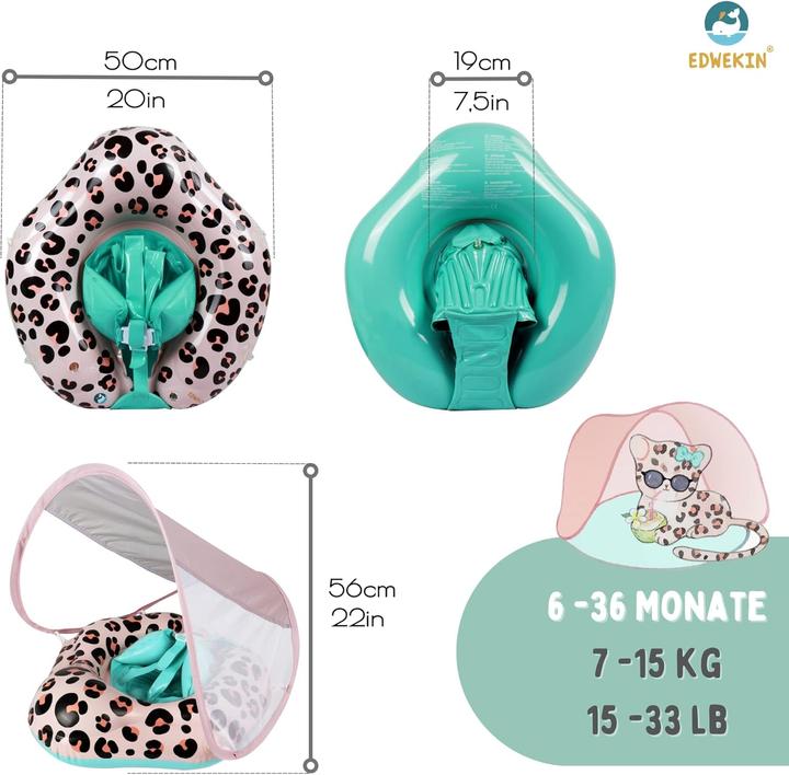Actual product image Edwekin Baby swimming ring Leoni
