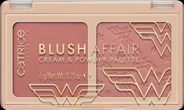 Catrice Wonder Woman Blush Affair Cream & Powder Palette (EC8A6A, D16E52, Highlighter, 6 g)