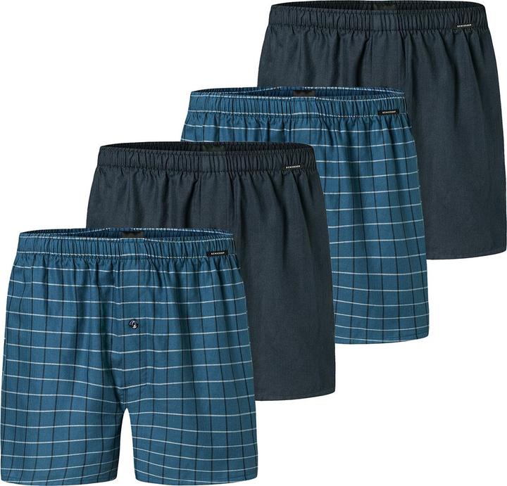 Produktbild Schiesser 4er Pack Web Boxershorts (7, XL, 4er Pack)