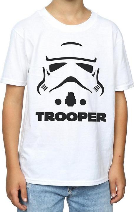 Immagine prodotto Star Wars Maglietta in cotone Stormtrooper per ragazzi (140, 146)
