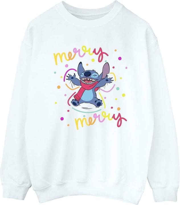 Immagine prodotto Disney Lilo & Stitch Merry Rainbow Felpa Uomo (M)