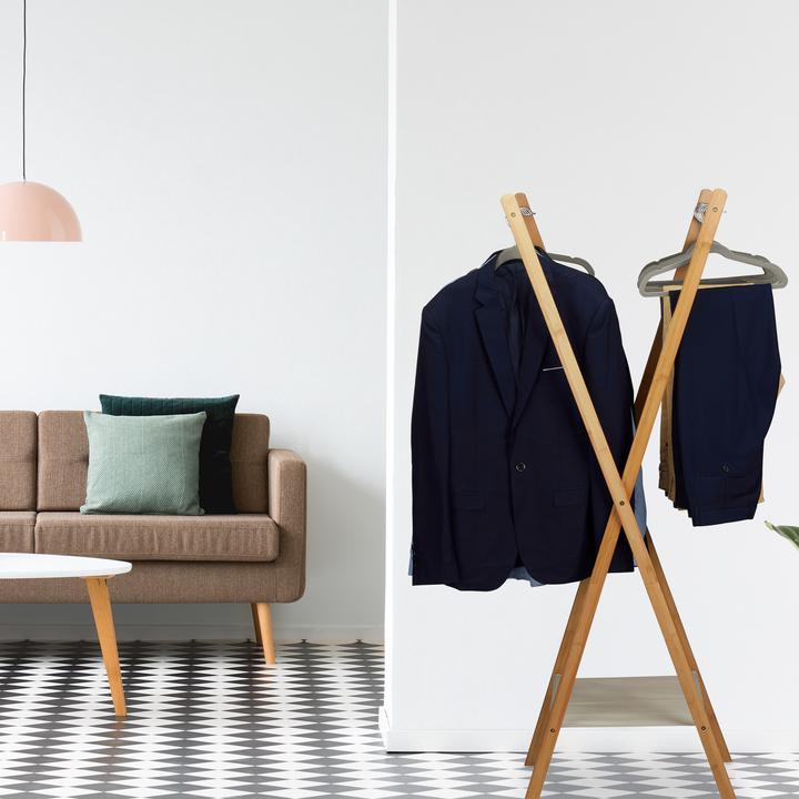 Actual product image Relaxdays Velvet Clothes Hanger Set (50 x)