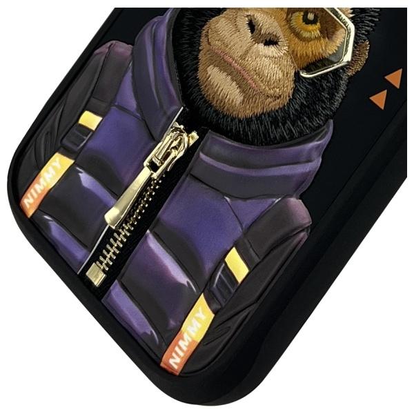 Immagine prodotto PanzerGlass Nimmy case iPhone 16 Pro 6.3" black Cool&Cute 2.0 Monkey (Apple iPhone 16 Pro)