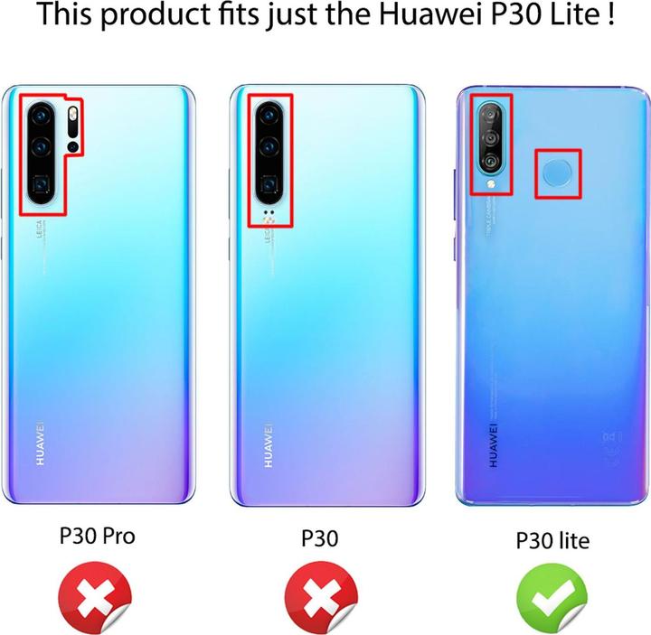 Immagine prodotto Nalia Anello di copertura a 360° Porta dito (Huawei P30 Lite)