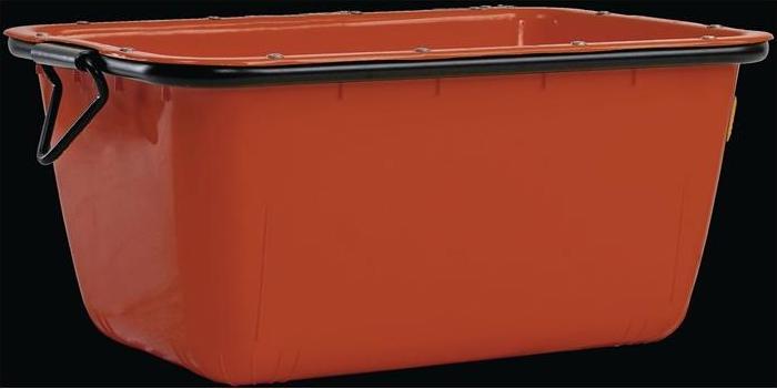 HP Autozubehör Ready-mixed mortar container 200 l red (200 l)