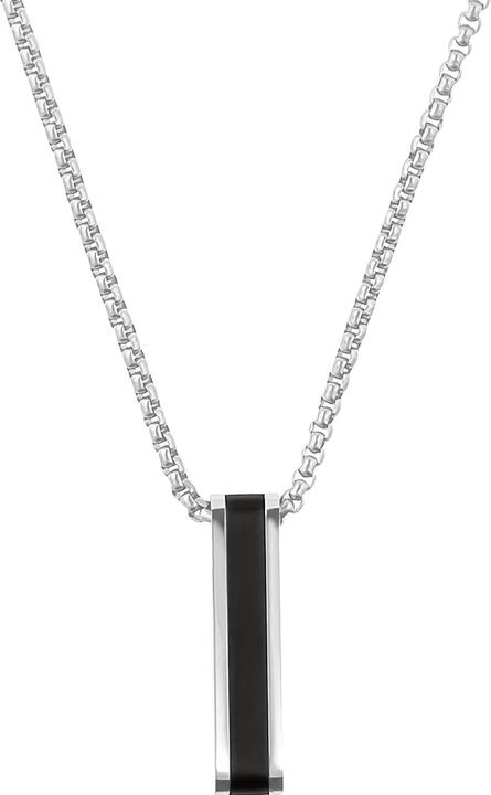 S.Oliver Halsschmuck für Herren, Stainless Steel (Edelstahl, 55 cm)