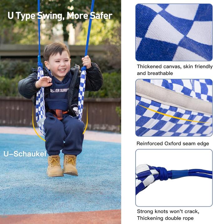 Actual product image ‎Paittesllly Height-adjustable children's swing