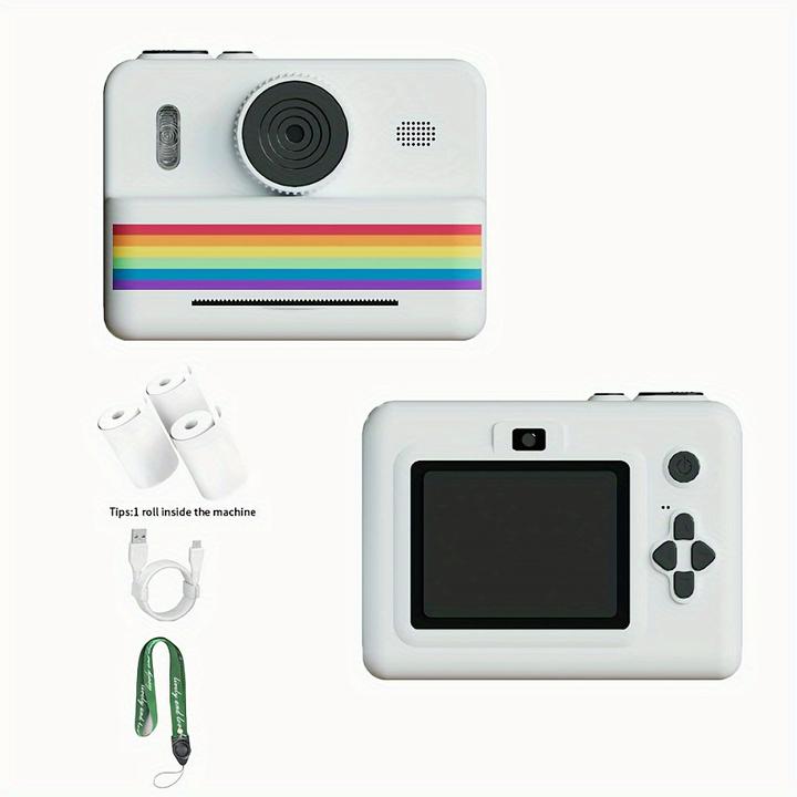 Activity Board Digital HD selfie camera for children with 7.11 cm IPS screen - waterproof, rechargeable via