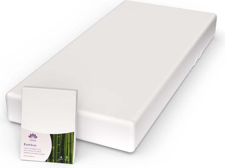 Immagine prodotto Lotus Bettwaren Lenzuolo matrimoniale in bambù (90-100 x 200 cm)