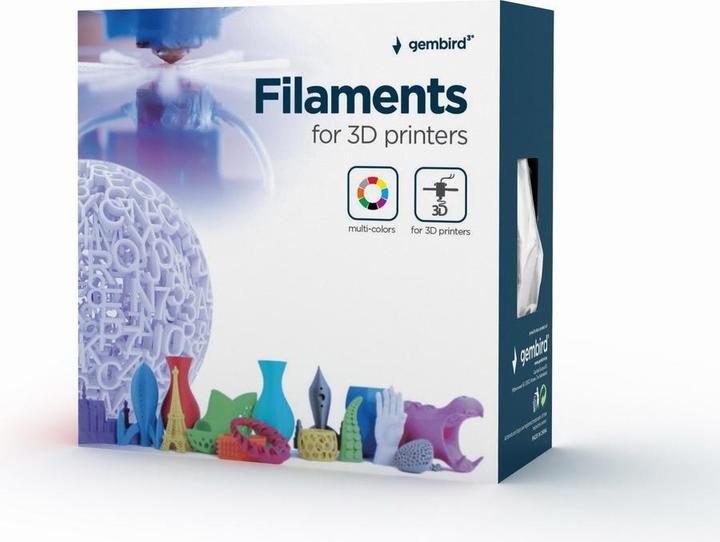 Immagine prodotto Gembird Filamento Flashforge PLA-plus, nero 1,75 mm, 1 kg (PLA+, 1.75 mm, 1291 g, Nero)