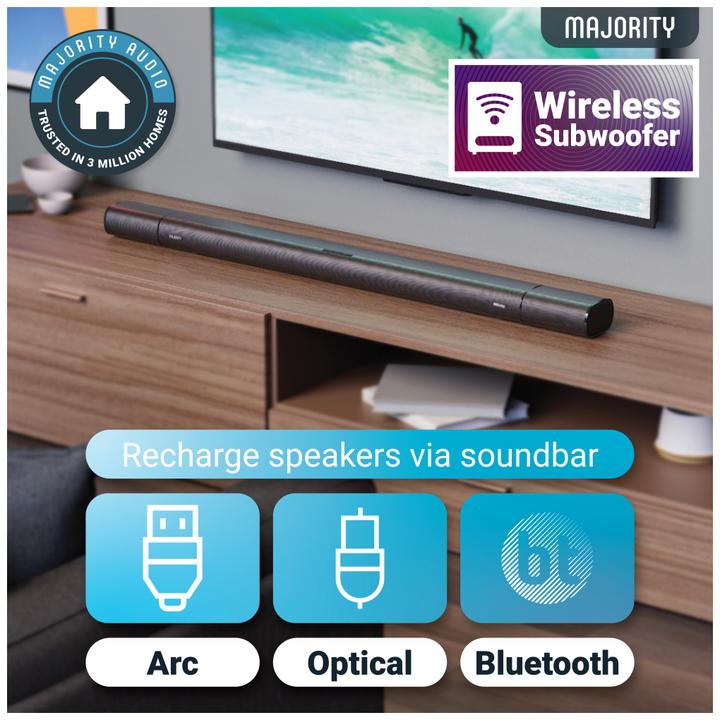 Actual product image Majority Everest 5.1 Dolby Audio Soundbar EU