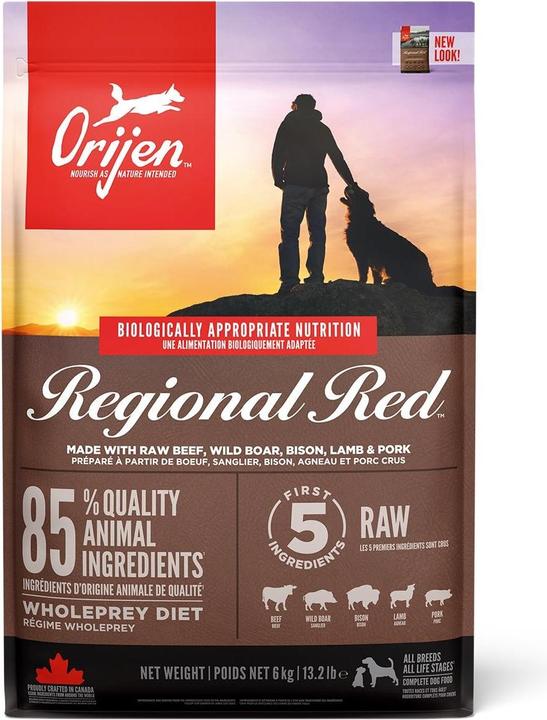 Image du produit Orijen Chien rouge régional (Adulte, 1 pcs, 6000 g)