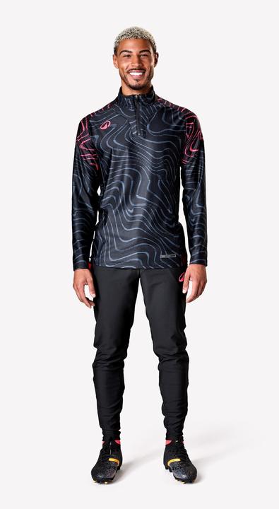 Produktbild Kipsta Damen/Herren Fussball Trainingshose - VIRALTO Topo schwarz/grau (W32/L33)