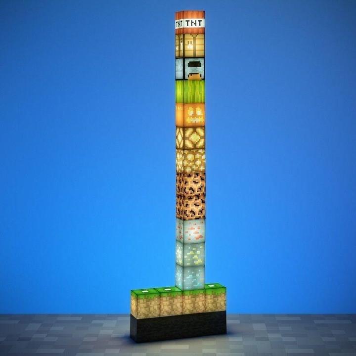 Actual product image Paladone Products Paladone Minecraft Block Building Light V2