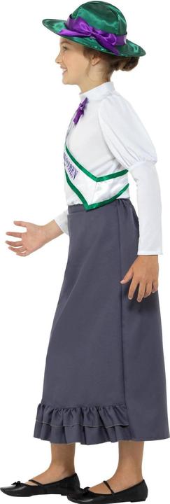 Actual product image Smiffys Girls Victorian Suffragette Costume Set (110, 116, 115 A)