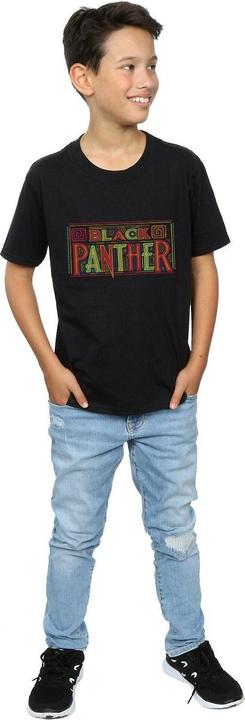 Produktbild Jungen Black Panther Tribal Logo TShirt (152, 158)