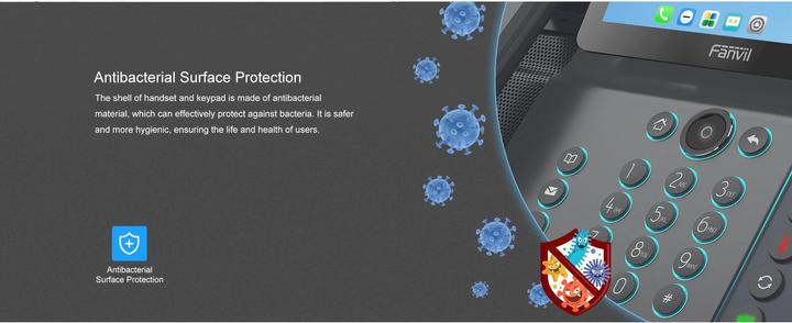 Actual product image Fanvil Desk phone V67 Black