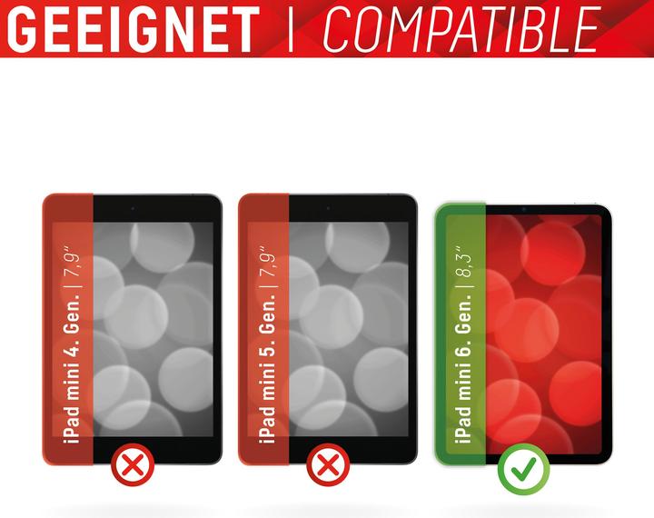 Actual product image Displex Tablet Glass (1 Piece, iPad mini 2021 (6th Gen))