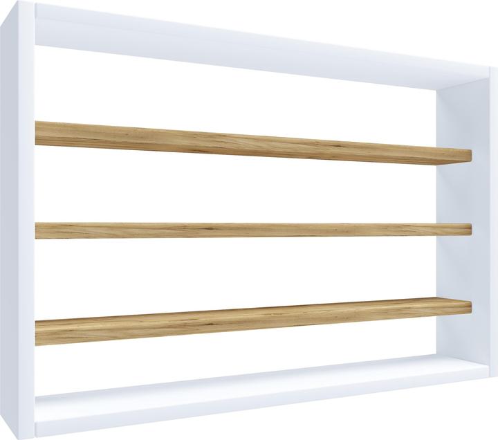 Actual product image VCM Wooden Wall Shelf Wall Display Case Shelf Osado M (60 x 10 x 40 cm)