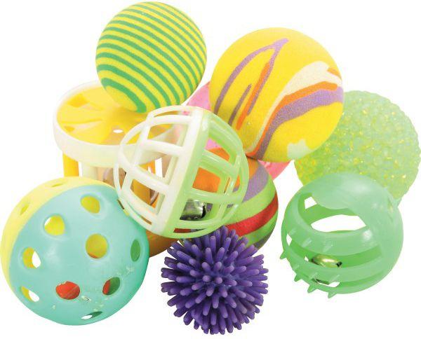 Produktbild Zolux Cat toys - set of 10 different 4 cm (Katzenminzespielzeug)