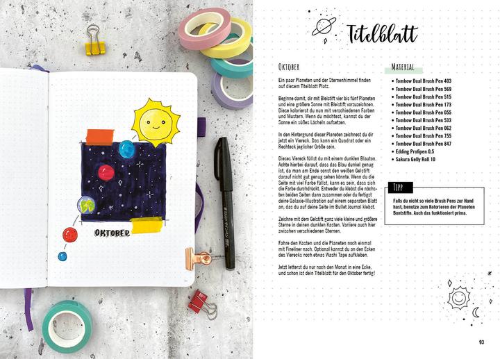 Immagine prodotto Generation BuJo – Das Anleitungsbuch für Schüler und Studenten (Tedesco, Lara Bette, 2021)