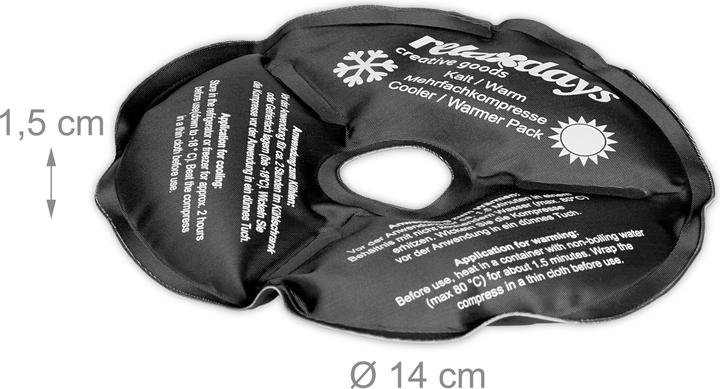 Produktbild Relaxdays 4x Knie-Kühlpads (4 x, 110 g)