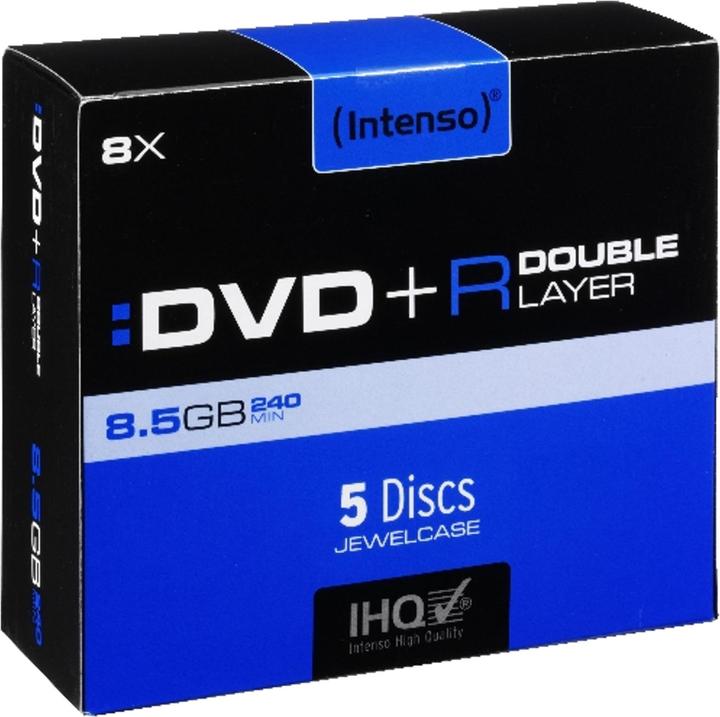 Immagine prodotto Intenso DVD+R DL 8.5GB/240min (5 x)