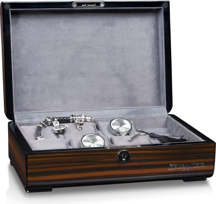 Actual product image Heisse & Söhne Watch box Phoenix 6+ Ebony