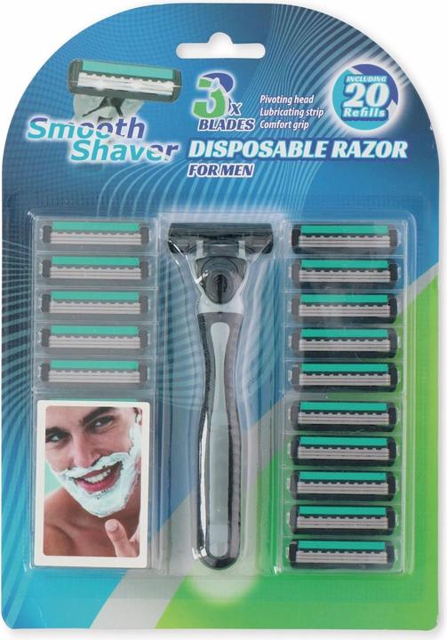 Image du produit Smooth Shaver Rasoir 21 pièces pour hommes