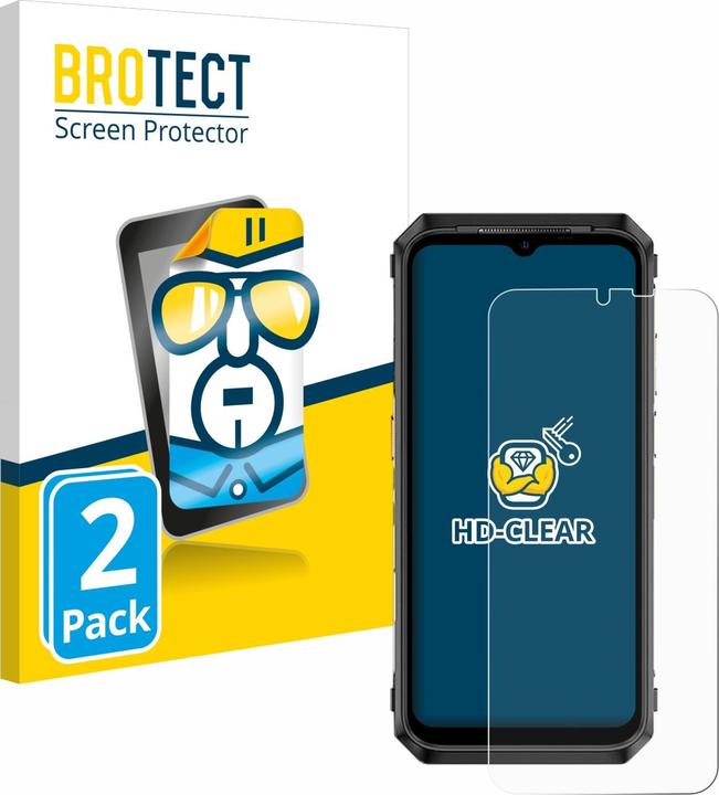 Actual product image BROTECT Screen Protector Clear (2 Piece, Ulefone Power Armor 18T)