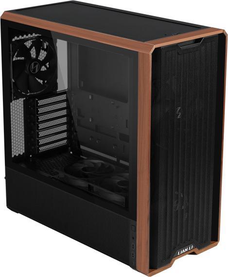 Actual product image Lian-Li Lancool 217 PC-Gehäuse, Midi-Tower, ATX, Tempered Glass - schwarz (ATX, SSI EEB, E-ATX, mATX, Mini-ITX)